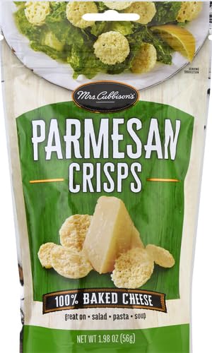 Mrs. Cubbison's Cheese Crisps - 100% Real Cheese, Keto Friendly, Great for Snacking and Salad Topper - Parmesan Flavor, 1.98 Ounce (Pack of 1)