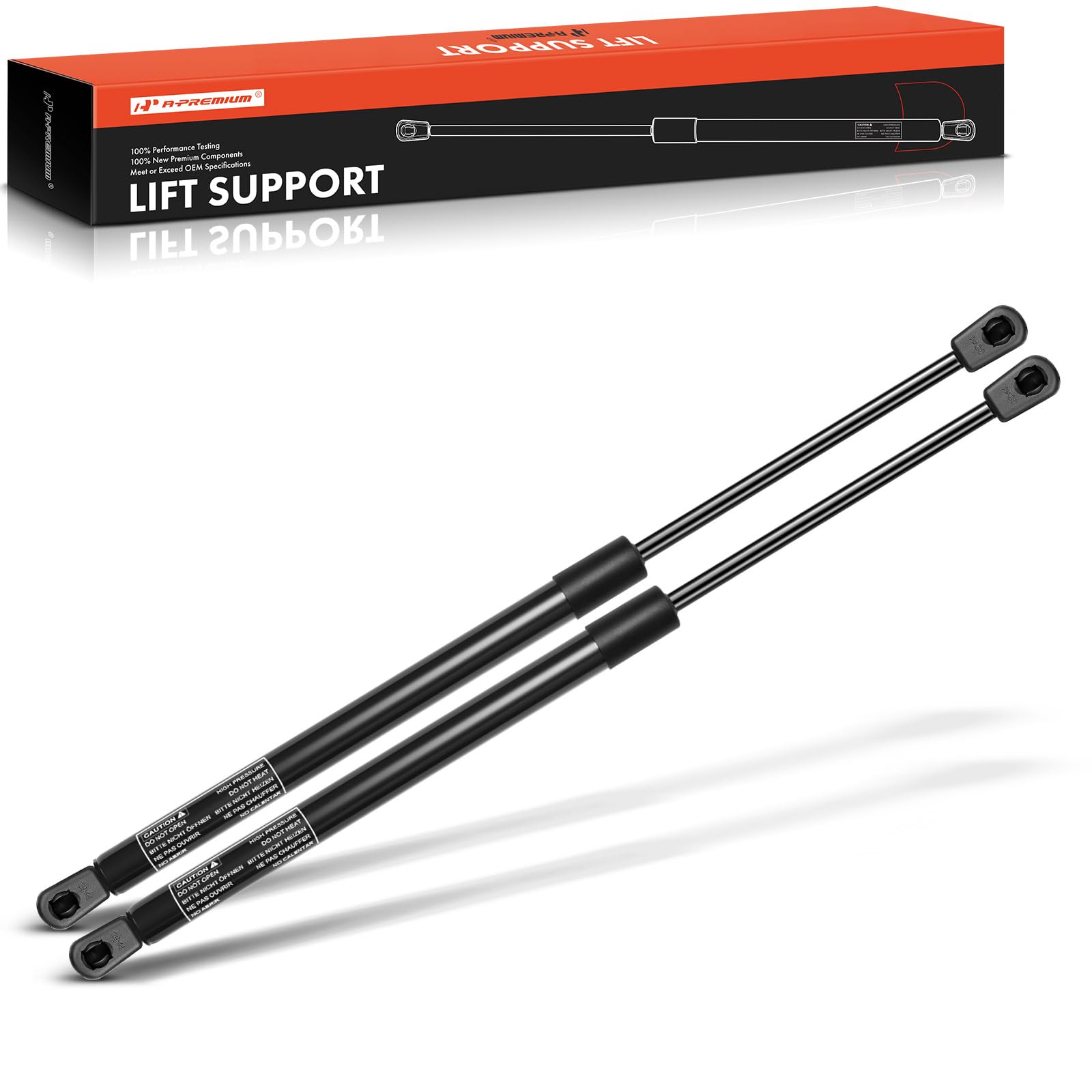 A-Premium Tailgate Rear Liftgate Lift Supports Shock Struts Compatible with Select Ford Models - Edge 2007-2014 Sport Utility - Replace# 6120, SG304084(2PC Set)