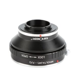 K&F Concept AF to E Mount Lens Adapter, Manual Lens Mount Adapter for Sony Alpha AF MA Lens to Pentax Q PQ P/Q Q-S1 Q10 Q7 Mount Camera