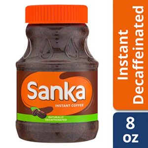 Sanka Decaf Instant Coffee (8 oz Jars, Pack of 4)