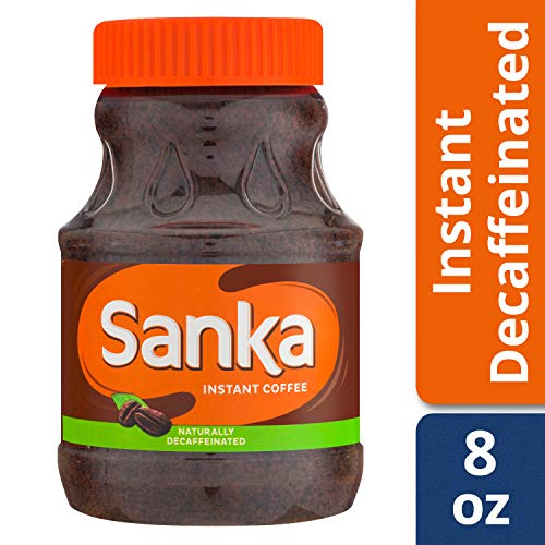 Sanka Decaf Instant Coffee (8 oz Jars, Pack of 4)