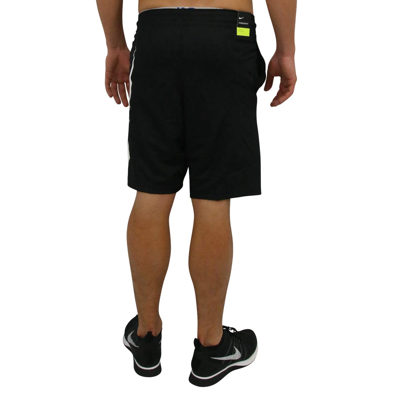 NIKE Men's HBR Basketball Shorts, Black/Black/White, Medium