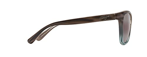 Maui Jim Women's Starfish Polarized Fashion Sunglasses, Sandstone with Blue/Maui Rose®, Medium