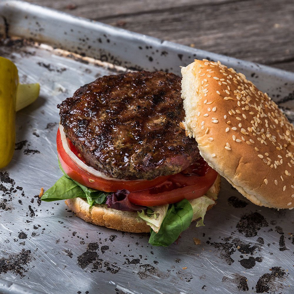 Aged Angus Top Sirloin and Ground Beef Patties by Nebraska Star Beef - All Natural Hand Cut and Trimmed and Includes Seasoning - Gourmet Package Delivered to Your Door