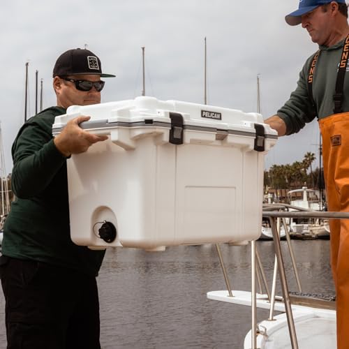 Pelican 70 Quart Elite Cooler (Dark Grey/Green)