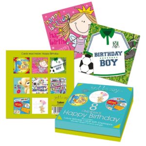 just to say boxed children's birthday card (pack of 8)