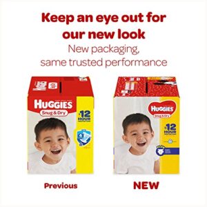 HUGGIES Snug & Dry Diapers, Size 3, 198 Count, HUGE PACK (Packaging May Vary)