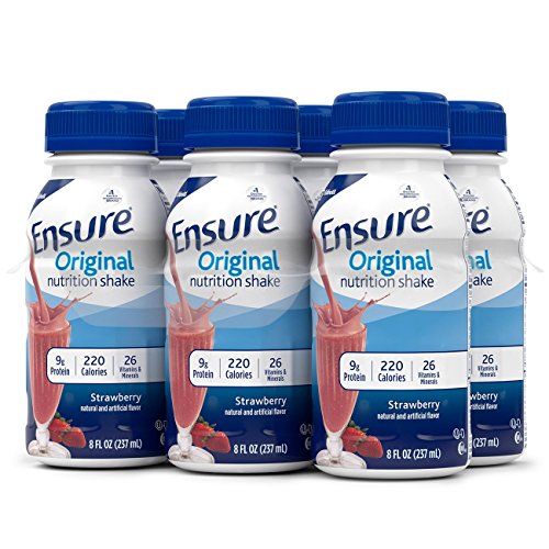 Ensure Original Nutrition Shake, Strawberry, 8 Ounces, 6 Count