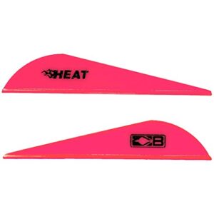 bohning 2.5" heat vanes hot pink 2.5" heat vane, 36pk