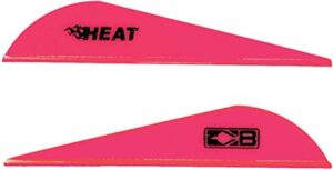 bohning 2.5" heat vanes hot pink 2.5" heat vane, 100pk