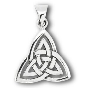 triquetra trinity knot pendant .925 sterling silver symbol endless celtic charm