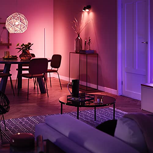 Philips Hue 468942 Single Premium BR30 Smart Bulb Downlight for 5-6 inch recessed cans, 16 million colors (Hue Hub Required, Works with Alexa), Old Version, White and Color Ambiance