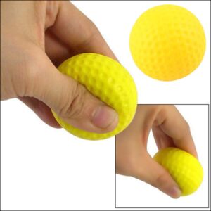 Dsmile Practice Golf Balls, Foam, 36 Count, Yellow