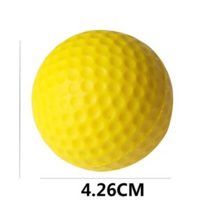 Dsmile Practice Golf Balls, Foam, 36 Count, Yellow