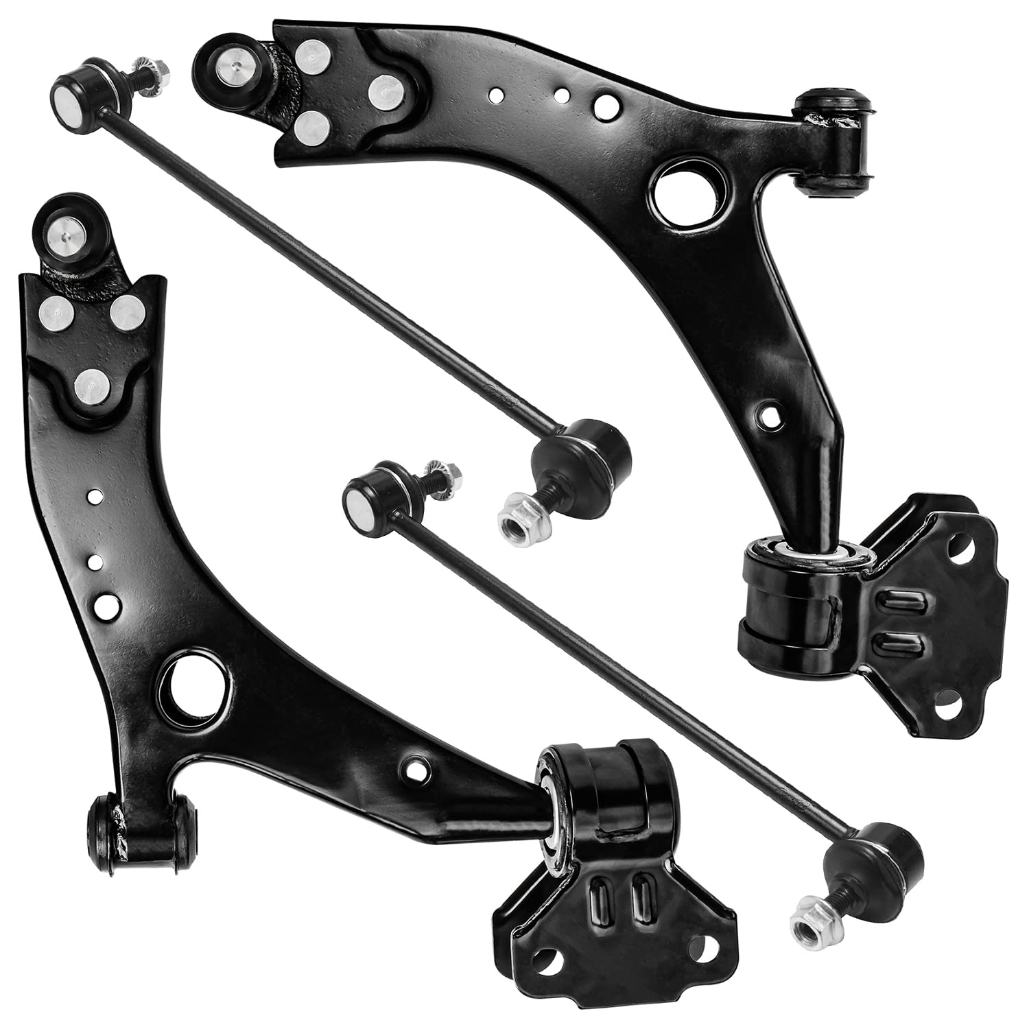 Detroit Axle - Front 4pc Control Arms Kit for 2014-2019 Ford Escape, 2 Lower Control Arms with Ball Joints 2 Sway Bar End Links 2015 2016 2017 2018 Replacement