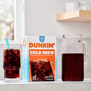 Dunkin' Cold Brew Ground Coffee Packs, 8.46 Ounce (Pack of 1)