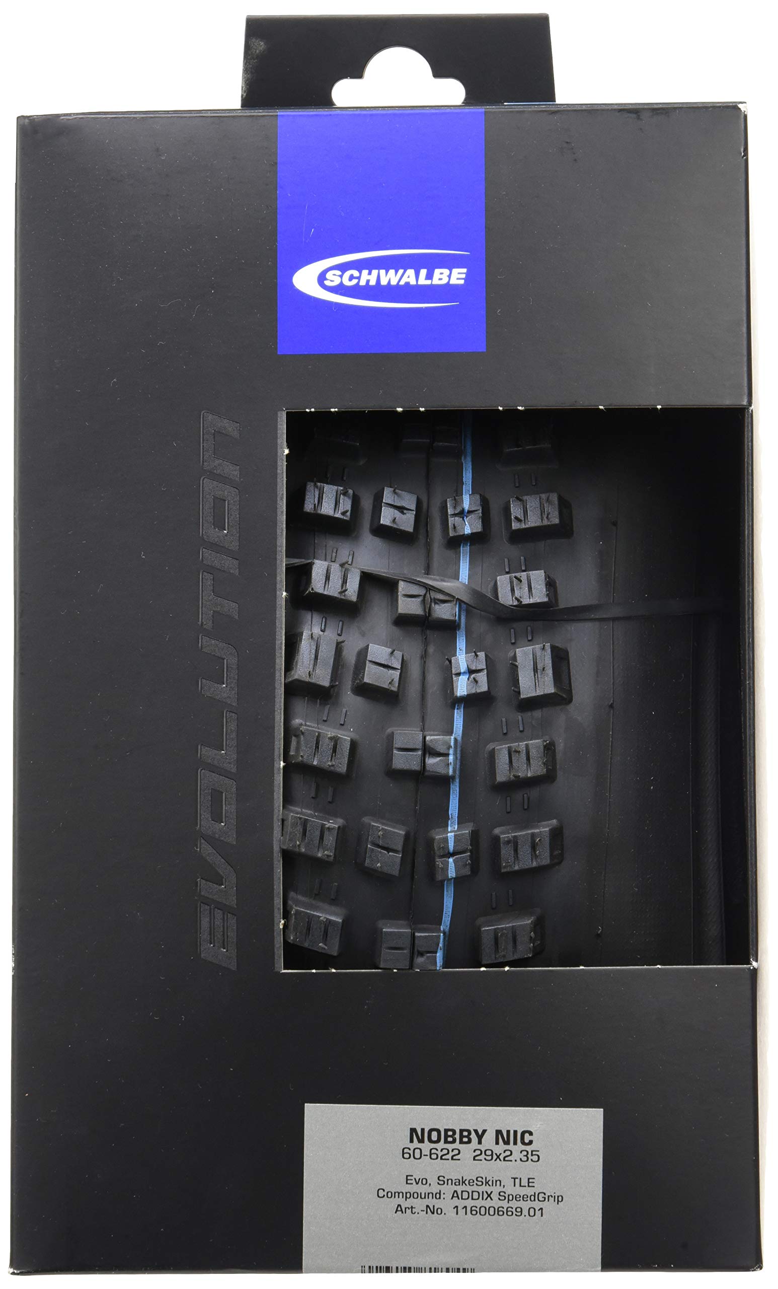 Schwalbe Nobby Nic Tire - 27.5 x 2.35, Tubeless, Folding, Black, Evolution Line, Addix Speedgrip