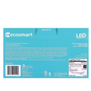 EcoSmart 65W Equivalent Day Light BR30 Dimmable LED Light Bulb (6-Pack)