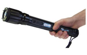 zap enforcer stun gun 2,000,000 volts black with 4 flashlight modes