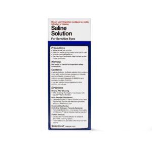 Equate Saline Solution, Contact Lens Solution for Sensitive Eyes Twin Pack 2 x 12 fl oz (2x12 Fl Oz)