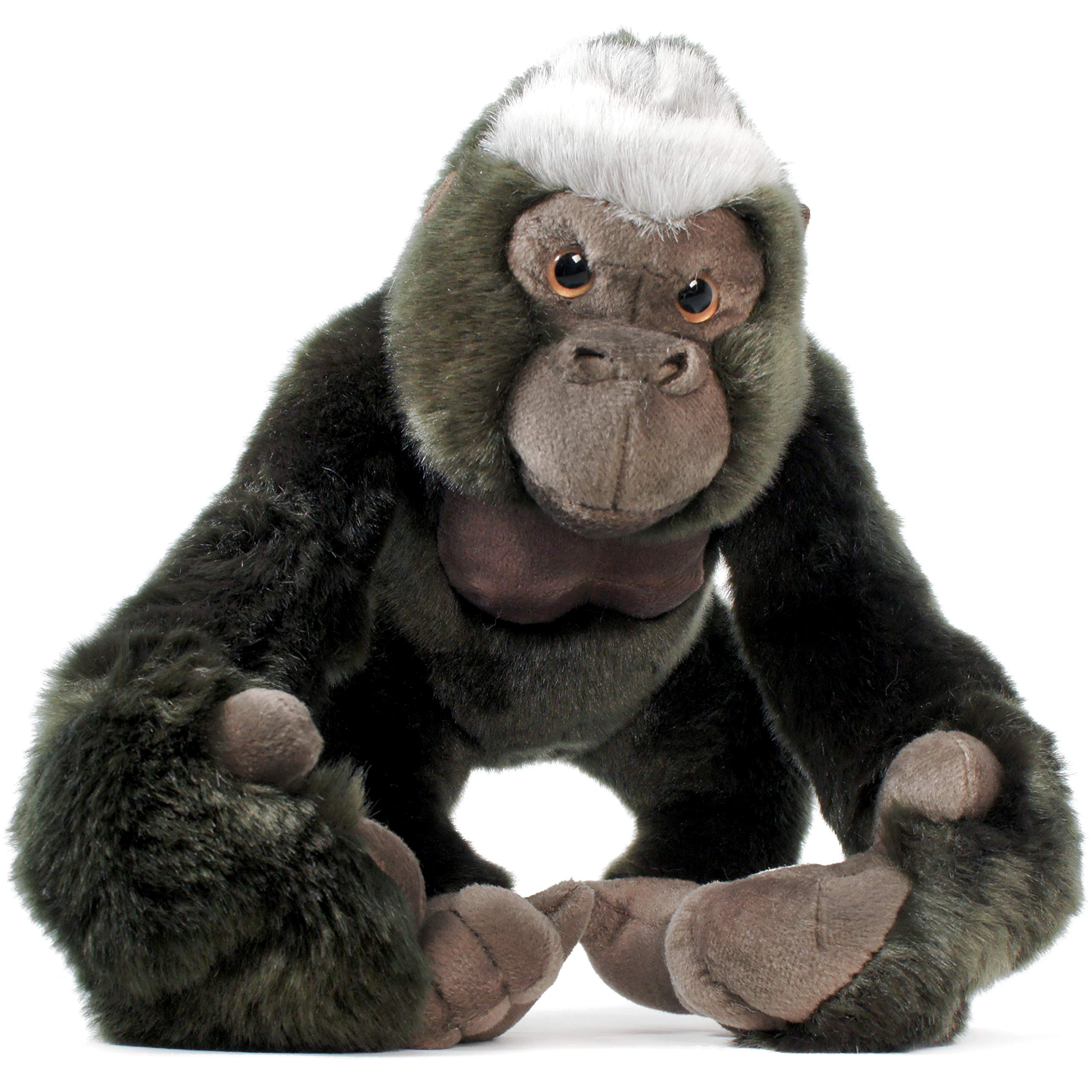 VIAHART Geraldo The Gorilla - 14 Inch (with Hanging Arms Outstretched) Stuffed Animal Plush Monkey - by TigerHart Toys