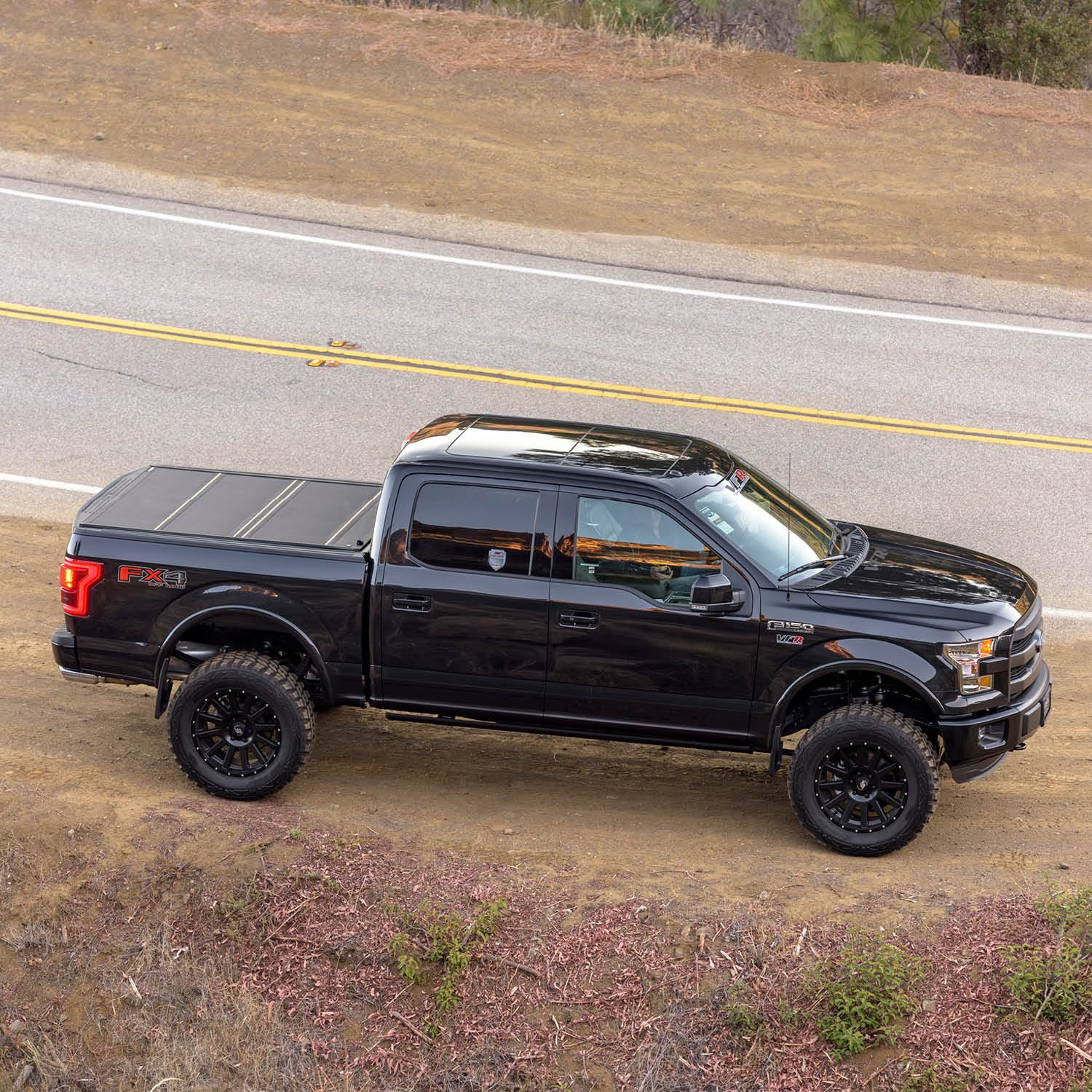 RealTruck BAK BAKFlip MX4 Hard Folding Truck Bed Tonneau Cover | 448329 | Fits 2015-2020 Ford F-150 5' 7" Bed (67.1")