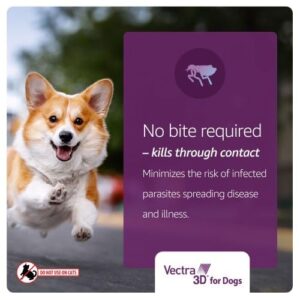 Vectra 3D for Dogs Flea, Tick & Mosquito Treatment & Prevention for Large Dogs (56 to 95 lbs) , 6 month supply