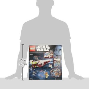 LEGO 6175769 Star Wars Jedi Starfighter with Hyperdrive 75191 Building Kit for 9 - 14 years (825 Pieces)