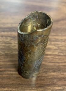 the rock slide aged brass slide - medium