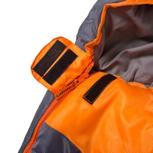 Stansport Glacier Mummy Sleeping Bag 3.1 LB, orange, 86" l x 34" w