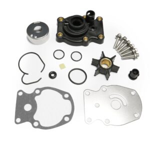 Johnson Evinrude OMC Water Pump Kit With Housing Replacement （1980-UP）20 25 30 35HP Sierra 18-3382 393630 0393630 Outboard Motor Parts