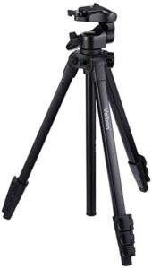 velbon m45 tripod with 3-way pan head - black