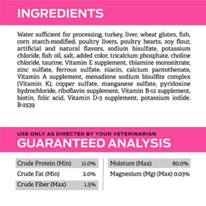 Purina Pro Plan Veterinary Diets UR Urinary St/Ox Savory Selects Feline Formula Turkey & Giblet Recipe in Sauce Wet Cat Food - (Pack of 24) 5.5 oz. Cans