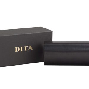 Dita DRX-2030B-59-Z - Mach-One Sunglasses Shiny 18K Gold - Black w/D.Brown to Clear-AR 59mm