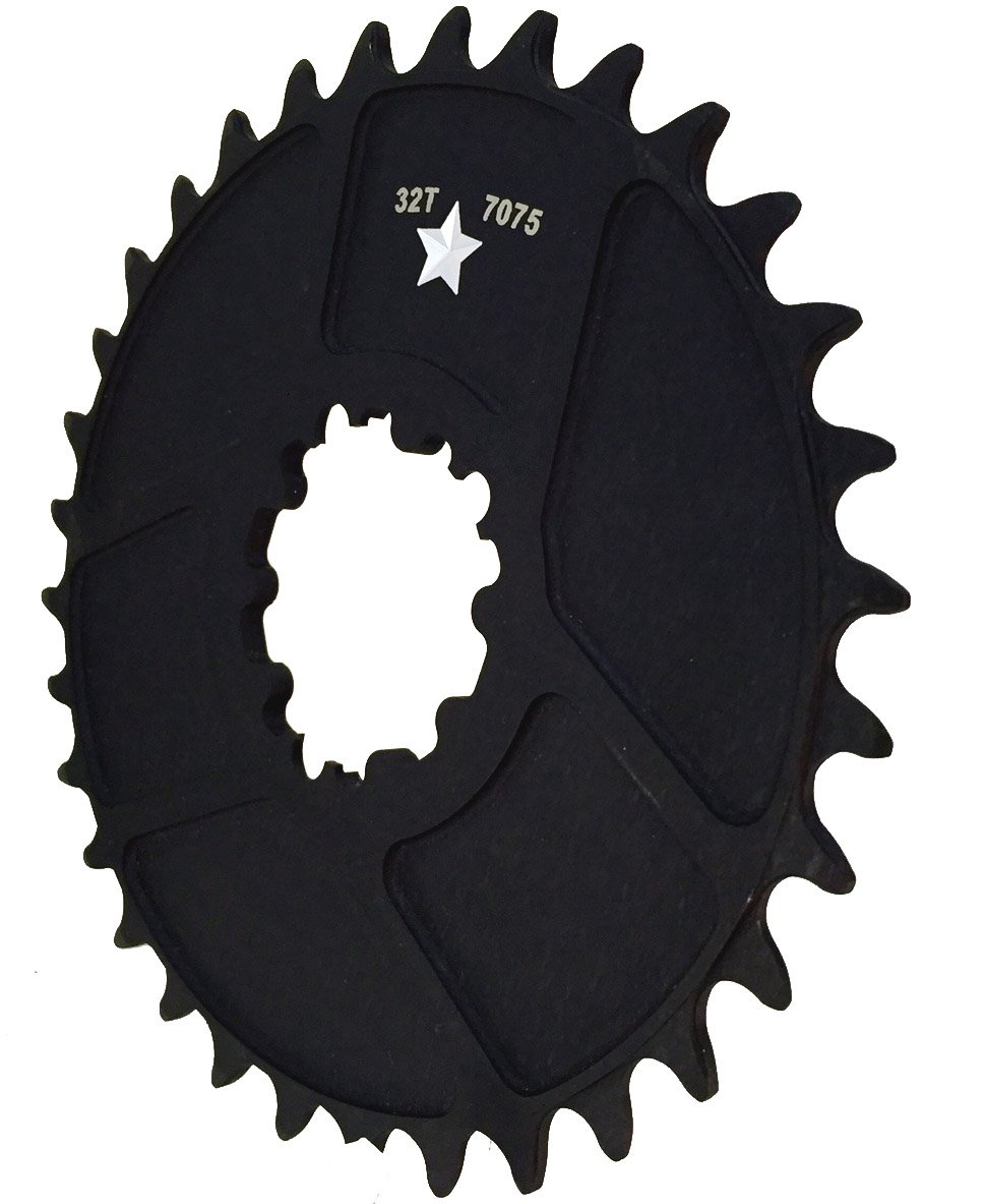 USA Made 32T Oval BB30/GXP SharkTooth Pro Mountain Chainring Made in USA (32 Tooth Oval Ring) CNC Machined …