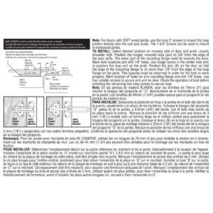 Prime-Line U 11318 Swing Bar Door Guard With High Security Auxiliary Lock, Chrome Finish (Single Pack)