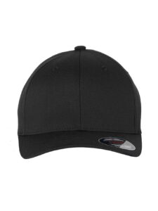 flexfit 6277 wooly combed twill cap (adult xxl (7 3/8" - 8"), black)