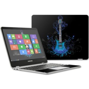 mightyskins skin compatible with samsung chromebook plus 12.3"(2017 - guitar | protective, durable, and unique vinyl decal wrap cover | easy to apply, remove, and change styles | made in the usa