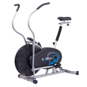 Body Rider BRF650 Upright Fan Bike, BLACK/SILVER/BLUE