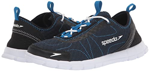 Speedo Mens Hybrid Watercross Water Shoe, Navy/White (8)