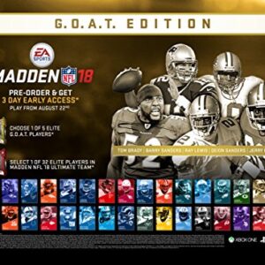 Madden NFL 18 G.O.A.T. Edition - PlayStation 4