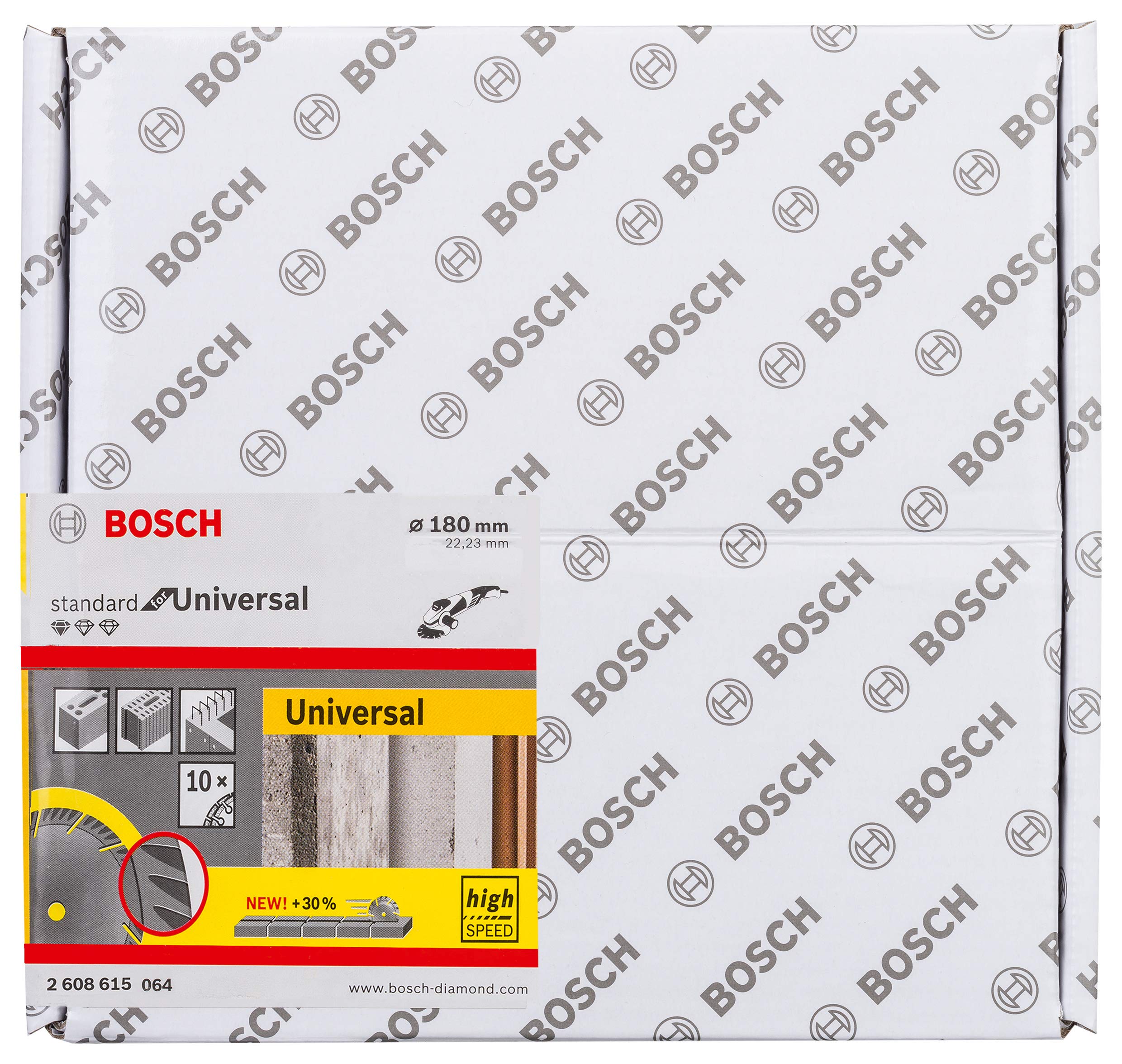 Bosch Professional 2608615064 Standard für Universal Diamond Cutting disc (Concrete and Masonry, 115 x 22.23 mm, Angle Grinder)