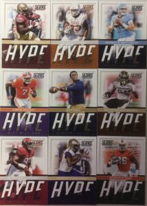 2017 panini score football hype 2017 rookie insert set 15 cards mitchell tribisky deshaun watson dalvin cook leonard fournette rookie card