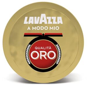 Lavazza A Modo Mio Espresso Qualita Oro Coffee Machine Capsules Pack of 12 Pods