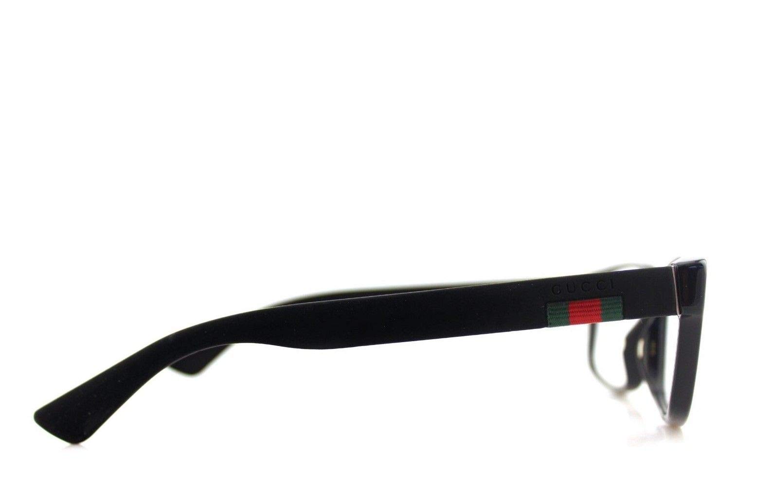 Gucci GG0012O Eyeglasses 54-18-145 Shiny Black 001 GG 0012O, Large