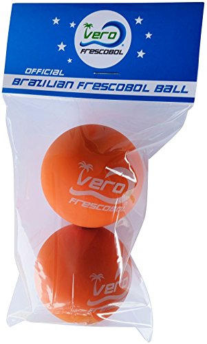 Frescobol Balls, Brazilian Papaya Orange Ball 2-Pack by Vero