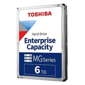 toshiba 6tb enterprise sata hard drive - 7200 rpm, 128mb cache, 6 gb/s transfer rate for business and personal use