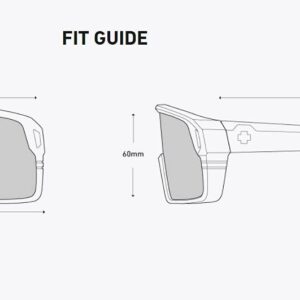 Spy Optic Monolith Sunglasses Matte Black w/Happy Grey Green Black Spectra Mirror Lens