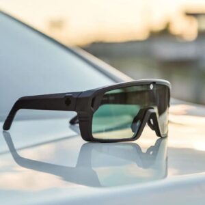 Spy Optic Monolith Sunglasses Matte Black w/Happy Grey Green Black Spectra Mirror Lens