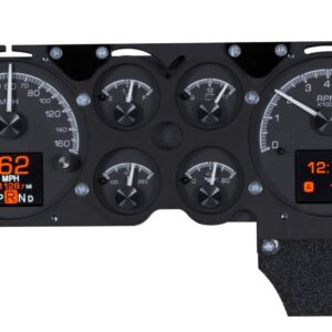 Dakota Digital 78-88 Chevy Monte Carlo Customizable Gauge Kit Black HDX-78C-MC-K